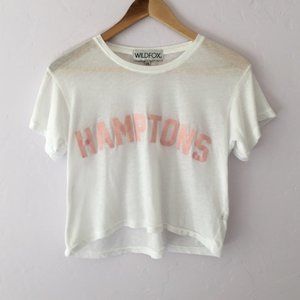 Wildfox Hamptons Crop Top XS